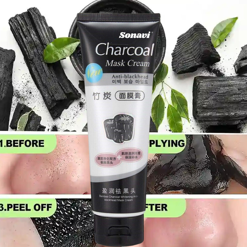 Sonavi Sonavi Charcoal Peel Off Face Mask For Skin Cleansing & Blackhead Removal(60 g) - Flipkart Deal