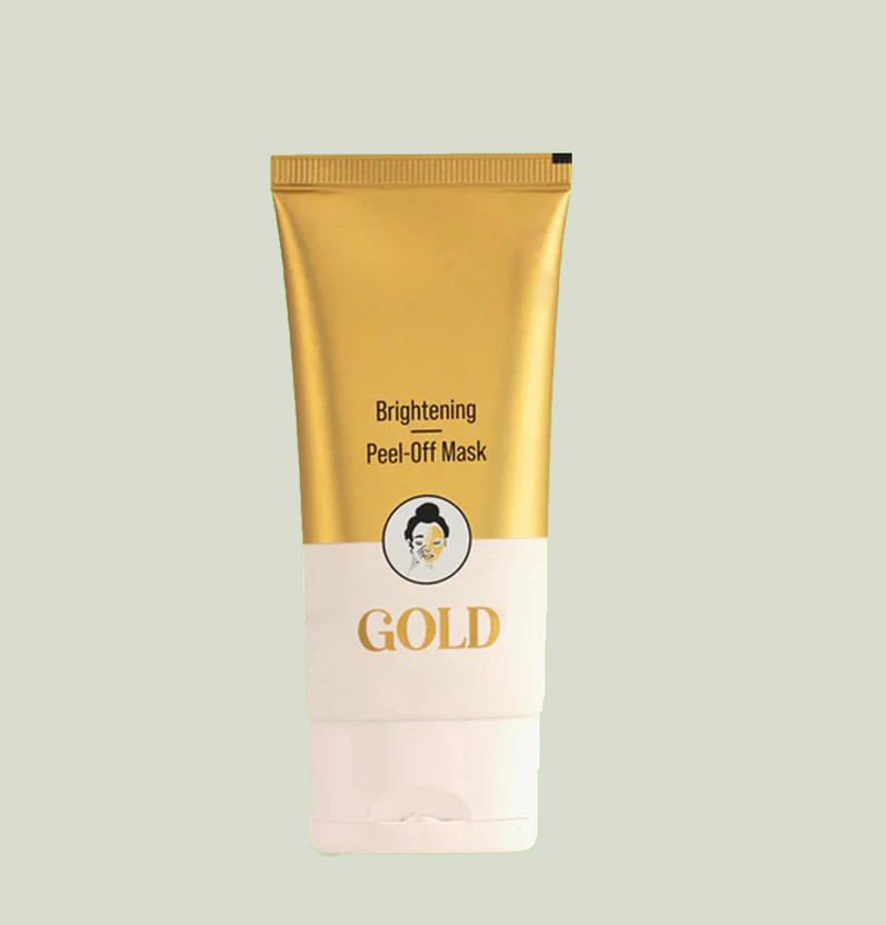 FACE MAGIC Gud Vive Gold Brightening Peel Off Mask 50G for girls(50 g)