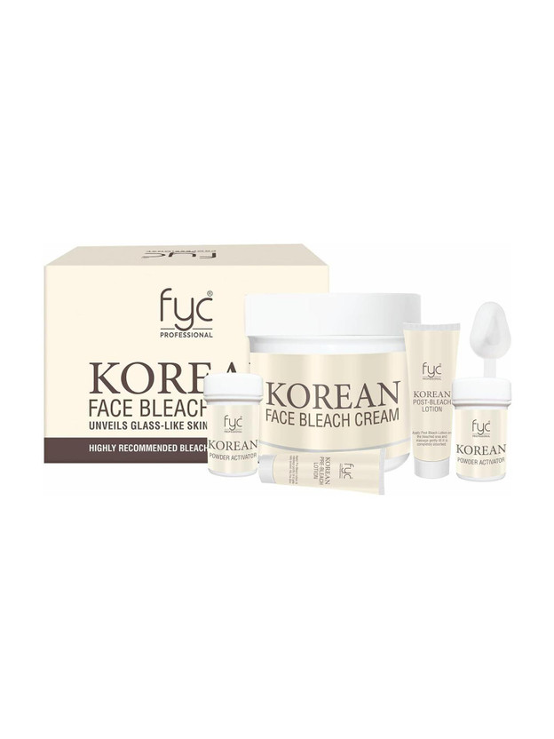 FYC PROFESSIONAL Korean Face Bleach Cream – Glass Skin Glow, Facial Hair Lightening, – 270g(270 g)