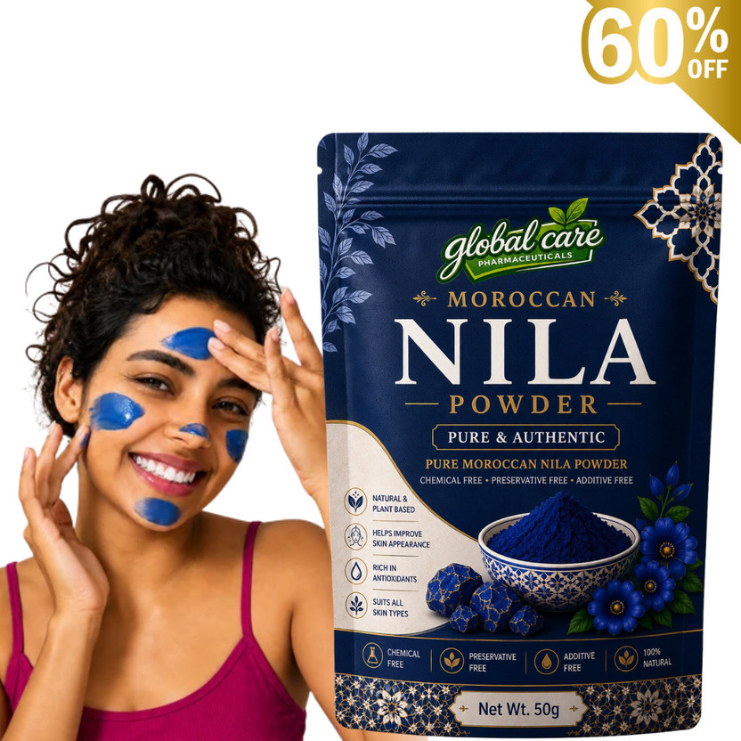 global care Moroccan Nila Powder 50G | Natural Body Care Powder(50 g)