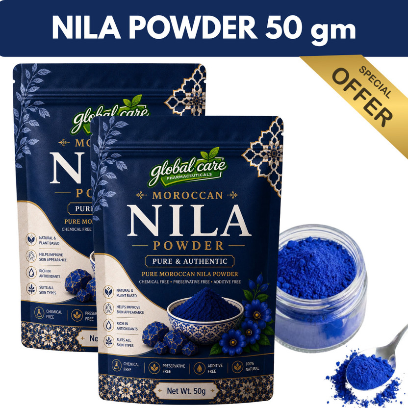 global care PACK OF 2 Moroccan Nila Powder Care Essential(89 g)