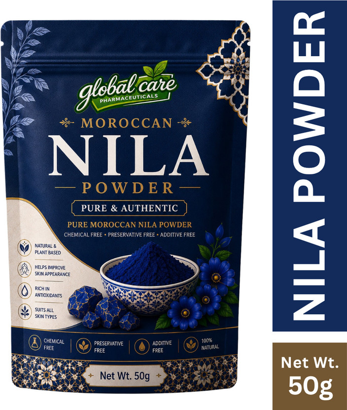 global care Moroccan Nila Powder 50G | Herbal Facial Care Powder(50 g)
