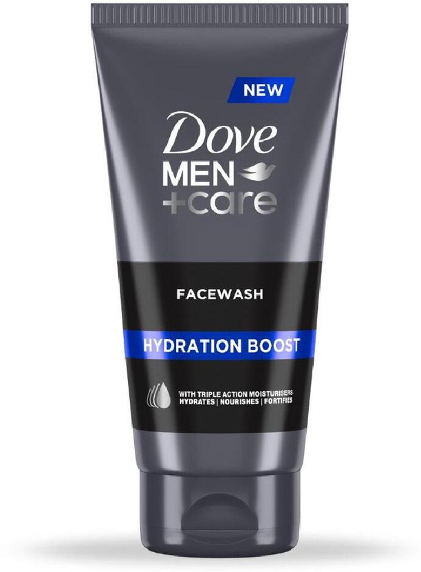 DOVE DOVE Men + Care |150ml Hydration Boost facewash|Soap-free facewash| For Normal to Dry Skin Face Wash(150 ml) - Flipkart Deal
