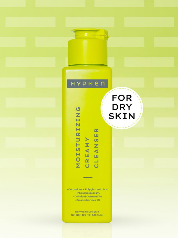 HYPHEN Moisturizing Creamy | Cleanser For Dry & Sensitive Skin with Ceramides Face Wash(100 ml)