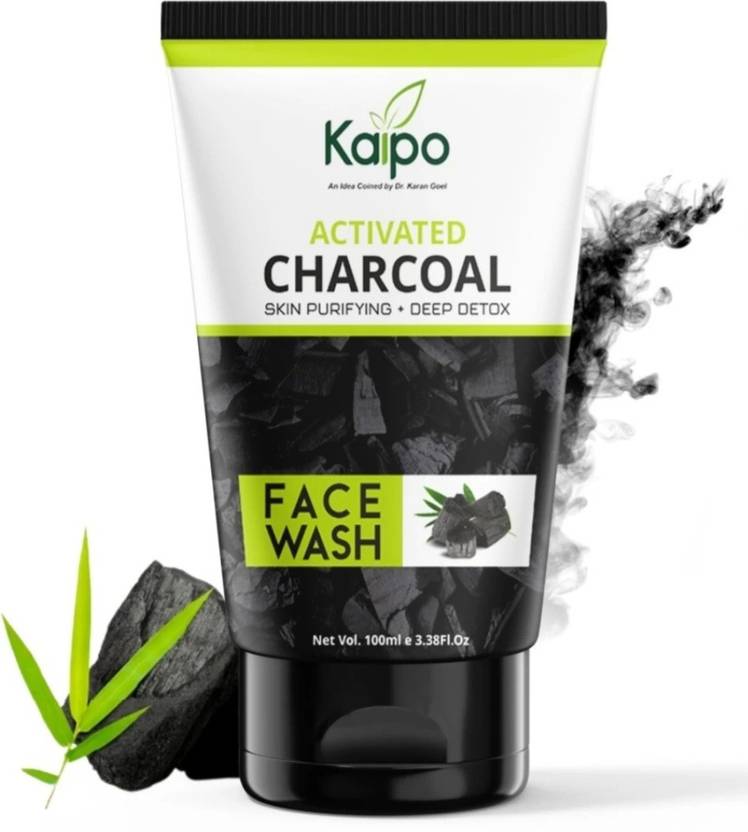 KEVA High Quality Primium Charcoa Activated [1x100=100g ] Face Wash