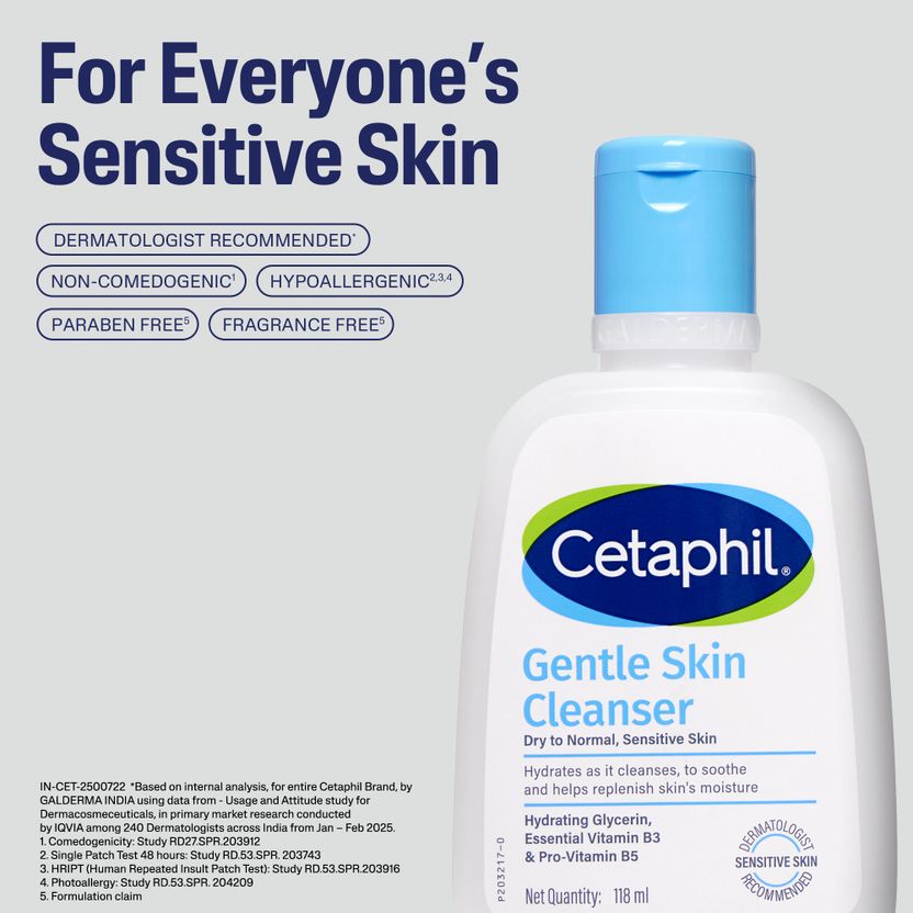 Cetaphil Gentle Skin Cleanser Face Wash 118 ml - Image 5