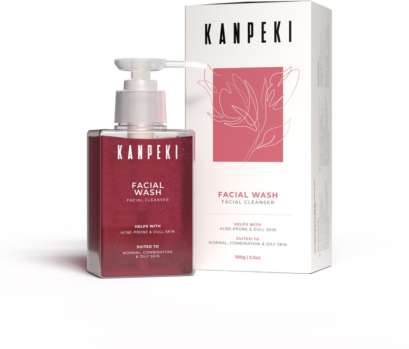 Kanpeki Facial Wash |Face Cleanser Reduces Acne & Provides Bright Skin Normal, Oily Skin Face Wash(100 g)