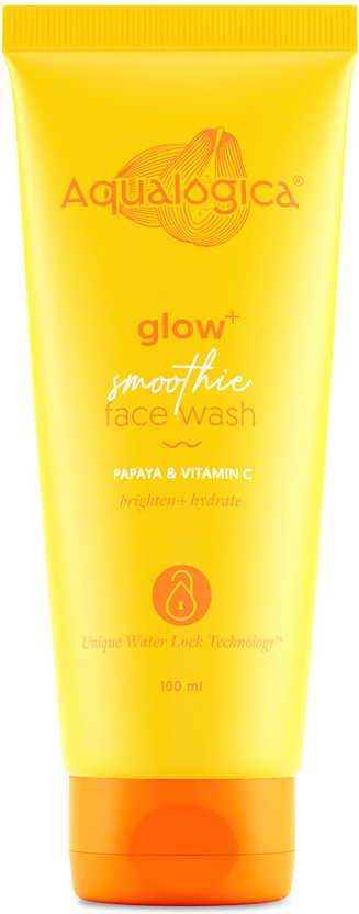 Aqualogica Glow+ Smoothie for Deep Cleansing & Skin Brightening with Vitamin C & Papaya Face Wash(100 ml)