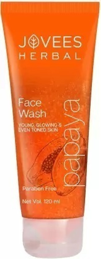 JOVEES Herbals Papaya For Perfect Even Toned Skin - 120 Ml  Face Wash(120 ml)