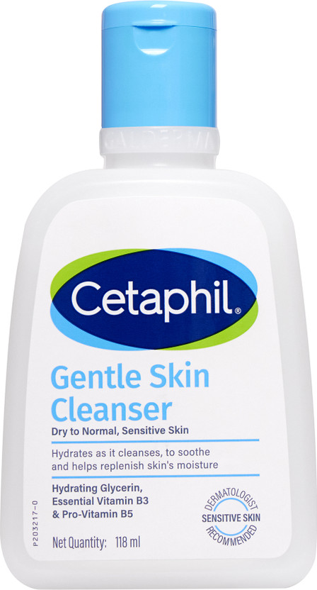 Cetaphil Gentle Skin Cleanser With Mild, Non Irritating Formula For Dry to Normal, Sensitive Skin Face Wash(118 ml)