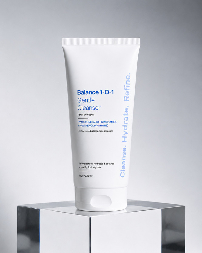 Balance Gentle Cleanser With Hyaluronic Acid Niacinamide, And Panthenol (Vitamin B5) Face Wash(100 g)