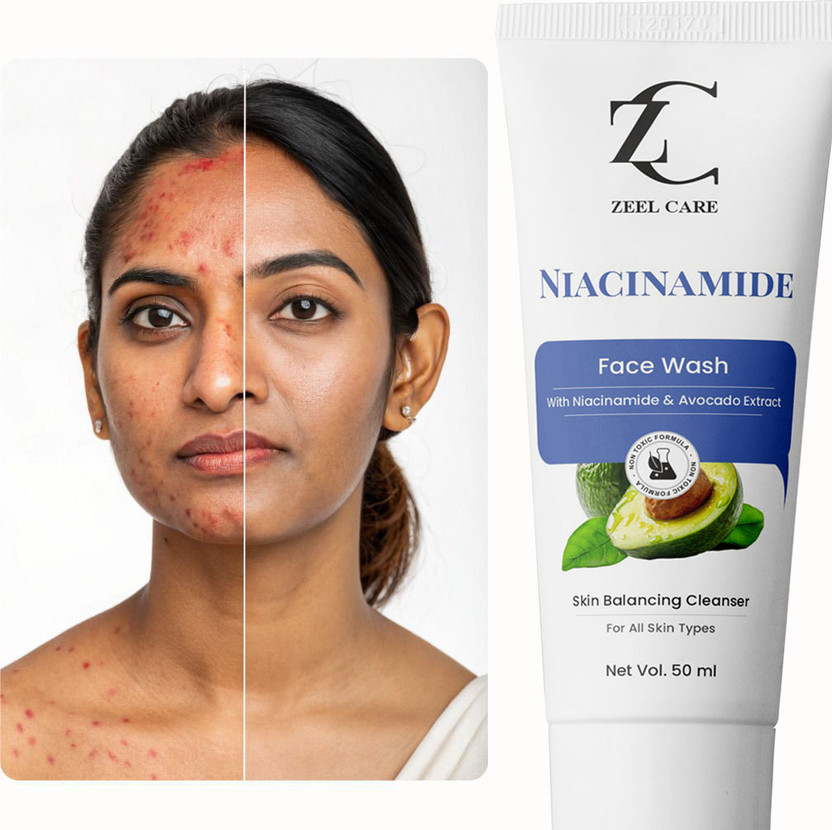 Zeel Care Avocado Cream Cleanser  – Deep Hydrating Nourishing Cleanser | Brightening Skin Formula | Gentle Daily Facial Wash Face Wash(50 ml)