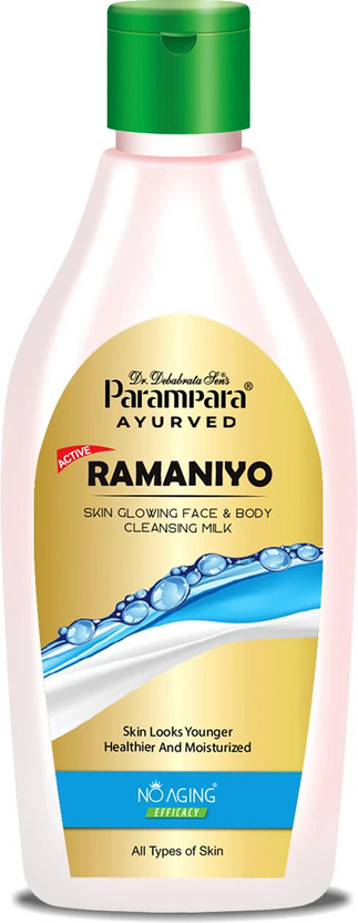 Parampara Ayurved Ramaniyo Skin Glowing Face & Body Cleansing Milk 300ml Face Wash(300 ml)