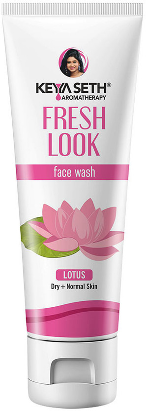 KEYA SETH AROMATHERAPY Fresh Look Lotus Gel  Skin Whitening, Brightening, Dirt Removal, Deep Cleansing for Sensitive Dry & Acne Prone Skin, 100ml Face Wash(100 ml)