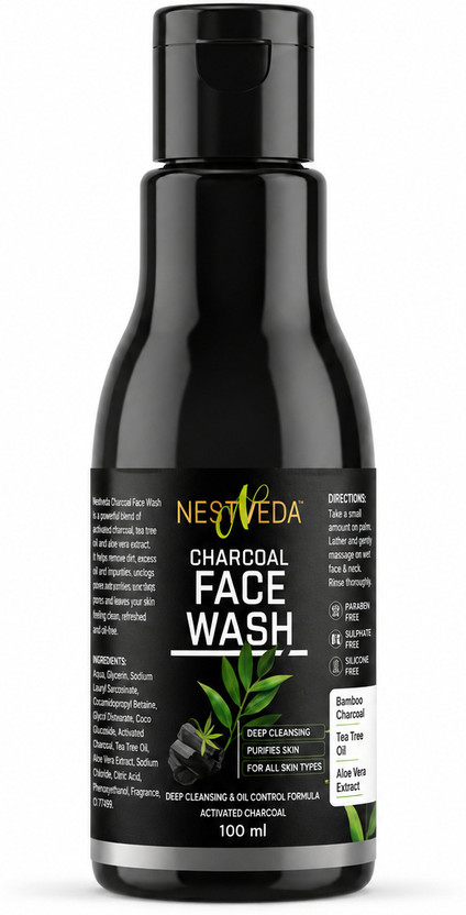 nestveda nestveda Anti-ageing Charcoal Face Wash(100 ml) - Flipkart Deal