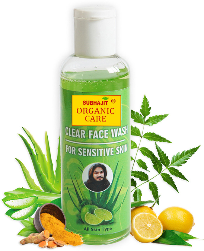 SUBHAJIT ORGANIC CARE Enrich With Aloe Vera, Neel & Basil For All Skin Types Clear Face Wash(100 ml)