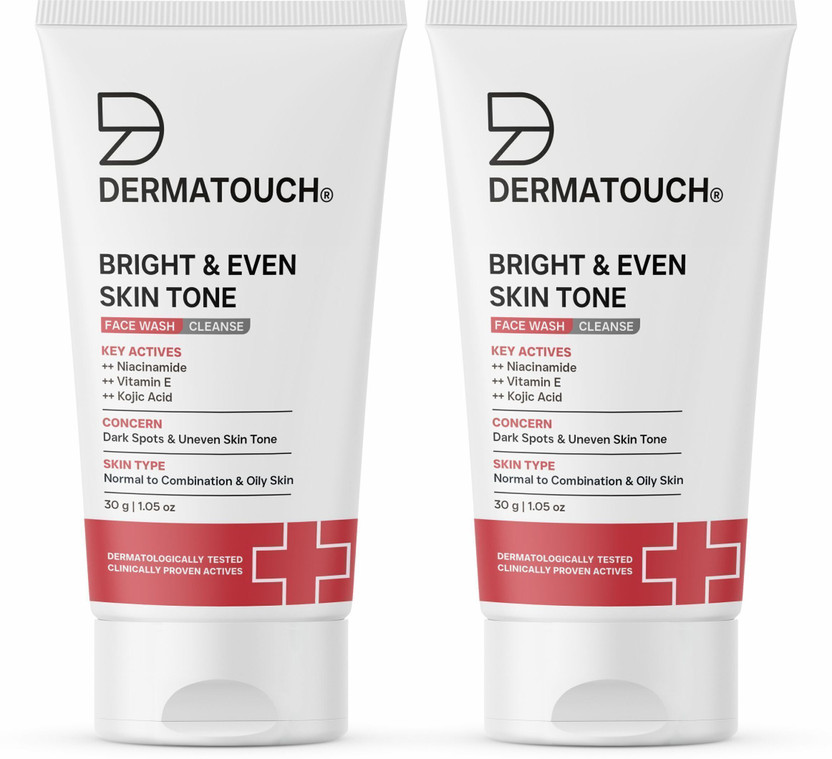 Dermatouch BRIGHT & EVEN SKIN TONE FACE WASH Face Wash(60 g)