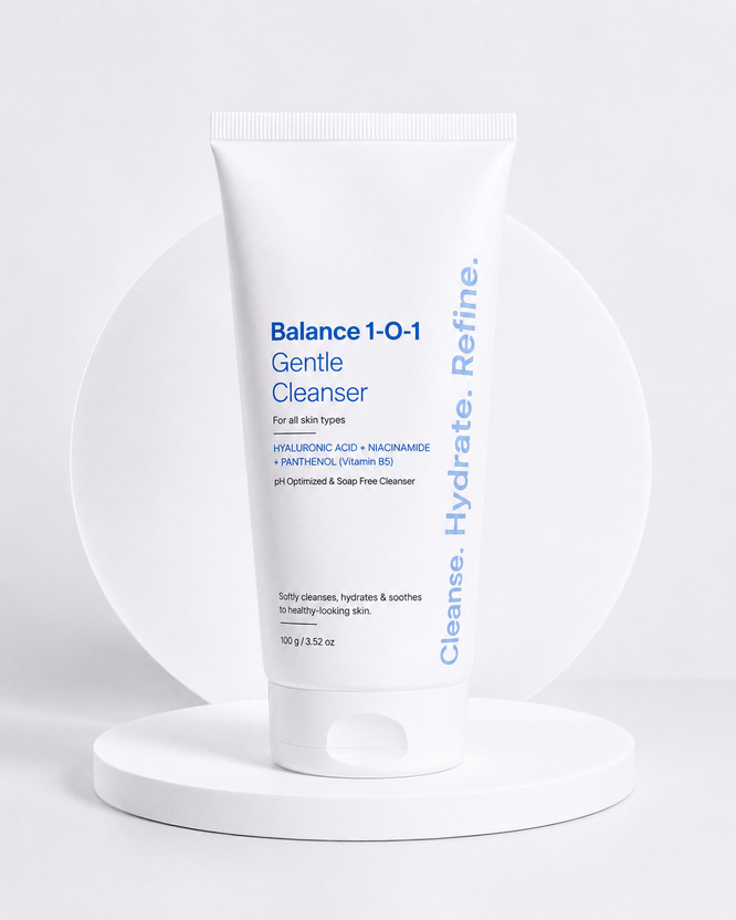 Balance Gentle Cleanser Hyaluronic Acid, Niacinamide, And Panthenol (Vitamin B5) Face Wash(100 g)