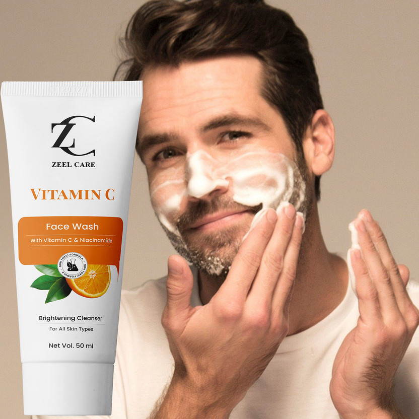 Zeel Care Vitamin C face wash medicated for Women Men Boys or Girls  50ml pack of 1 Face Wash(50 ml)