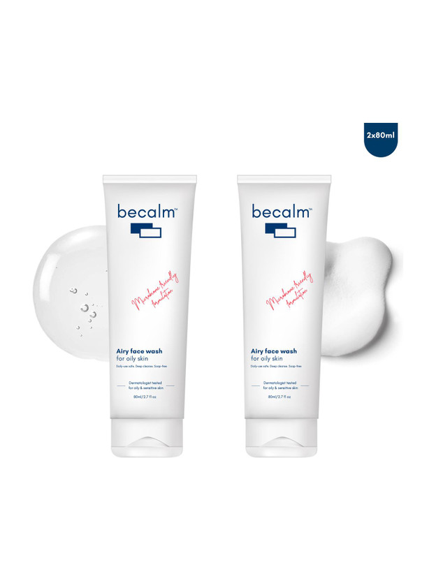 Becalm Becalm Airy Wash for Men & Women, Oily Skin Cleanser, Salicylic Face Wash(160 ml) - Flipkart Deal