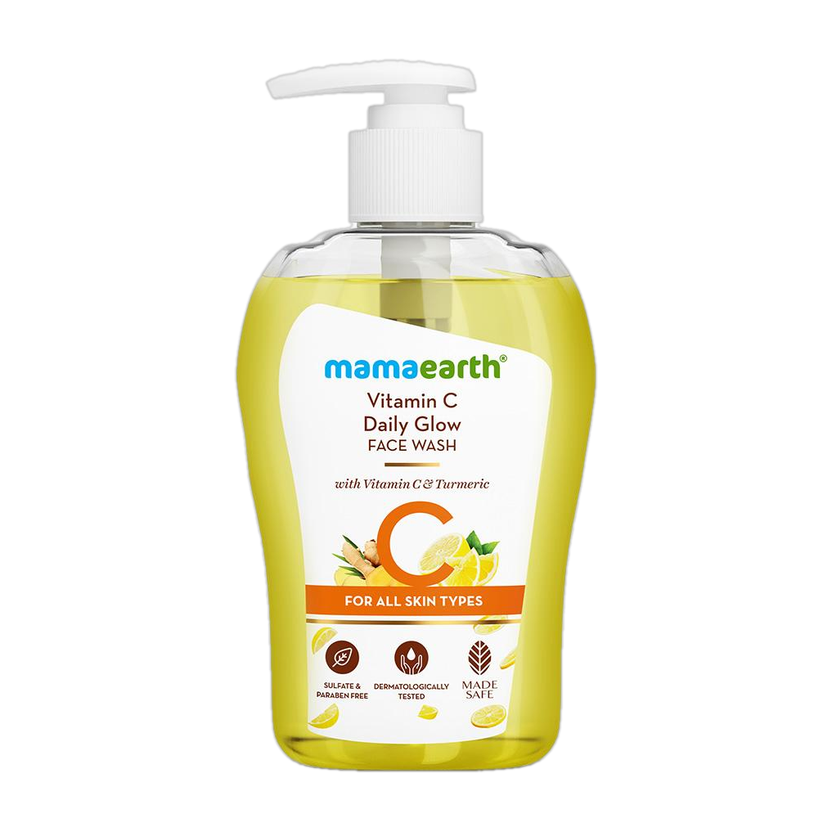 Mamaearth Vitamin C  for Skin Glow & Illumination With Turmeric Face Wash(250 ml)