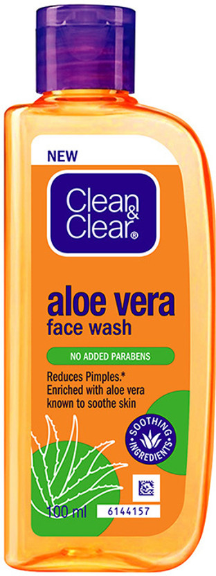 Clean Clean & Clear Aloe Vera| Reduces pimples | Enriched with Aloe Vera to soothe skin Face Wash(100 ml) - Flipkart Deal