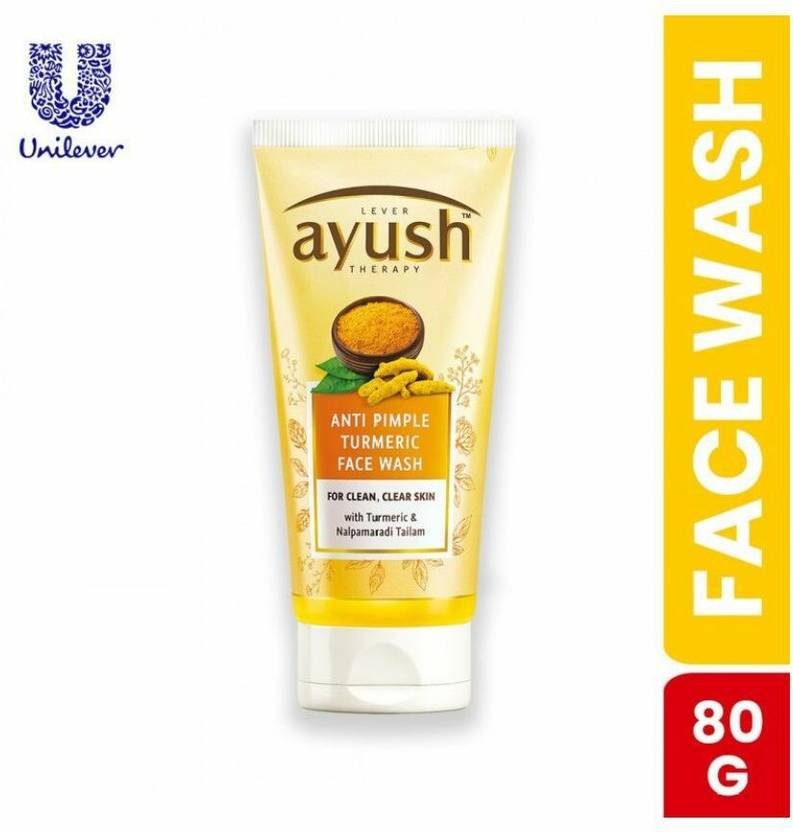 Lever Ayush Ayush Anti Pimple Turmeric , 40g Pack of 1 Face Wash