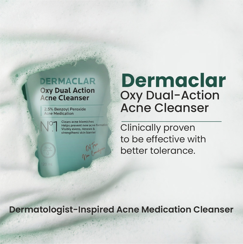 DR. FUNDAMENTAL SKIN BARRIER SPECIALIST Dr. Fundamental Dermaclar Oxy Acne Cleanser - 2.5% Face Wash(120 g)