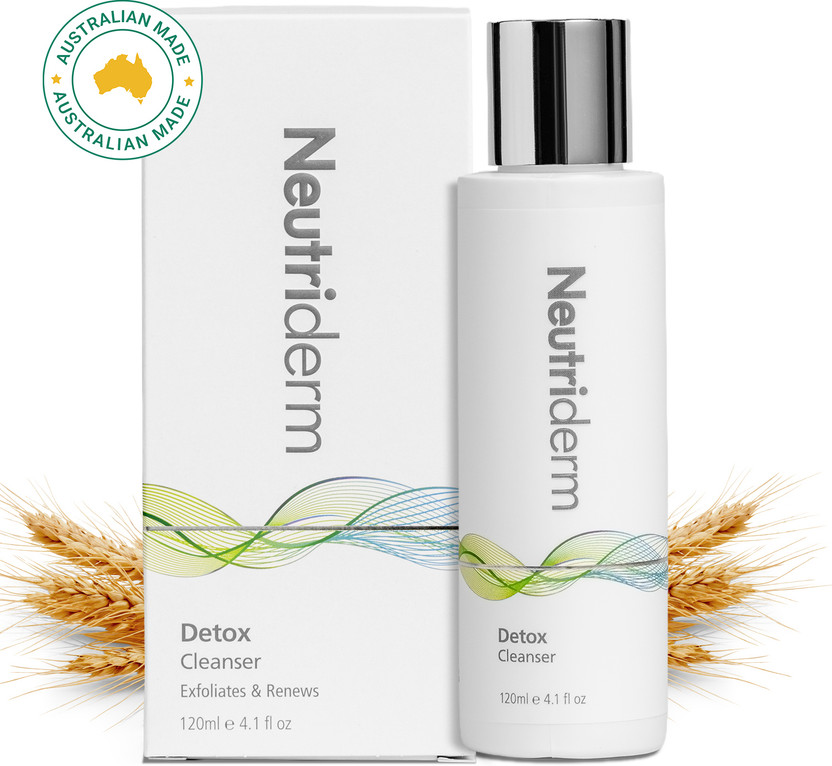 Neutriderm Detox Facial Cleanser, Gentle Exfoliating Face Cleanser with Glycolic Acid & Sodium PCA for Glowing Skin, Ultra Hydrating Facial Wash - Glycolic Acid  for Normal to Oily Skin Face Wash(120 ml)