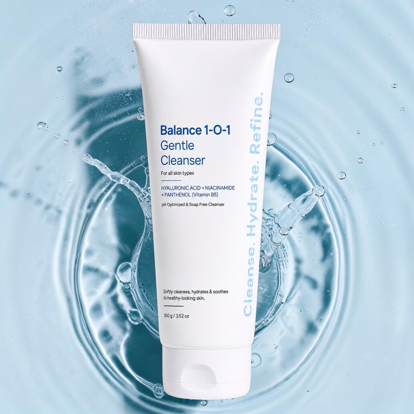Balance Gentle Cleanser With Hyaluronic Acid, Niacinamide, And Panthenol (Vitamin B5) Face Wash(100 g)