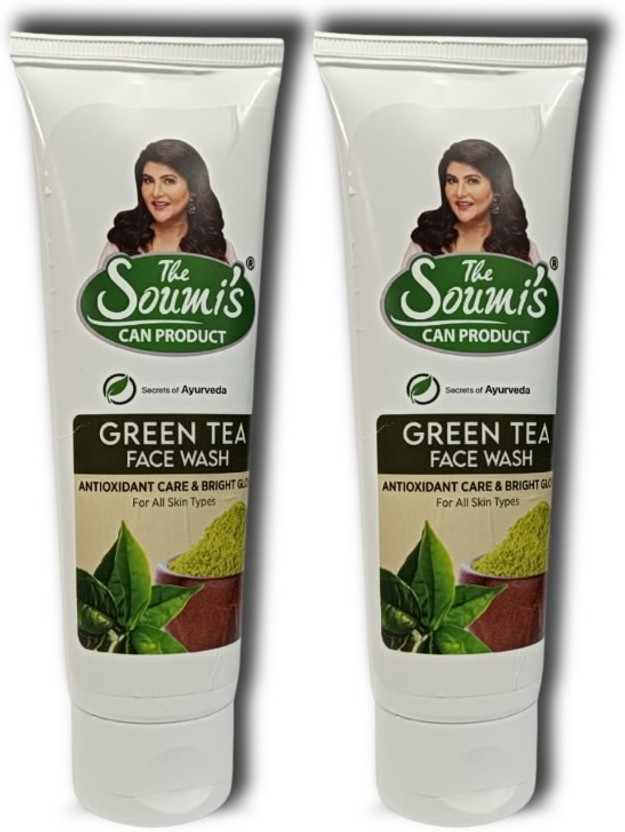 The Soumi's Can Product GREEN TEA FACE WASH (PACK OF 2) Face Wash(180 ml)