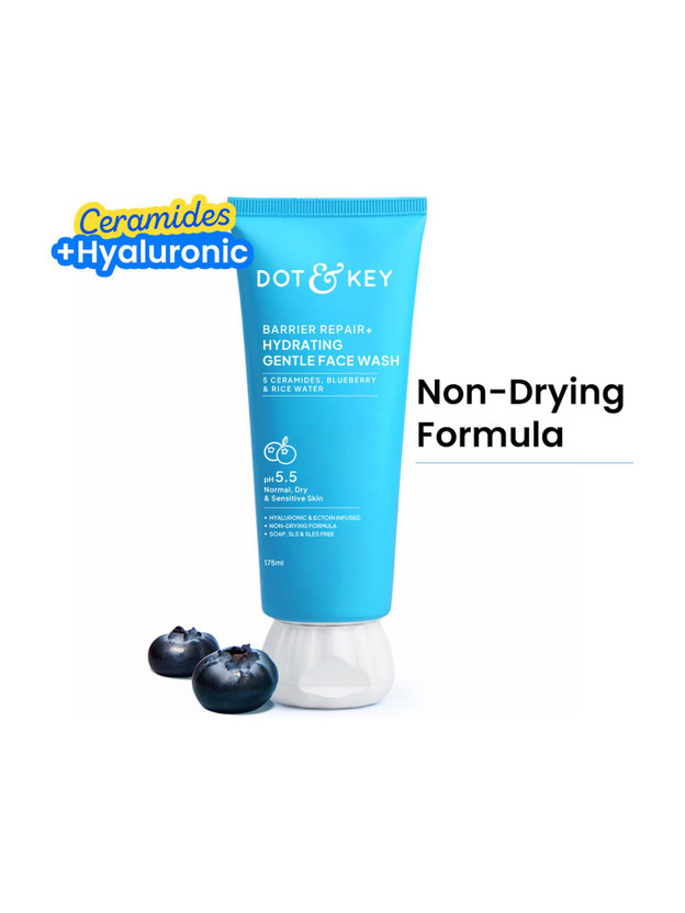 Dot & Key Barrier Repair + Hydrating Gentle  With Probiotic| Ceremide  Face Wash(175 ml)