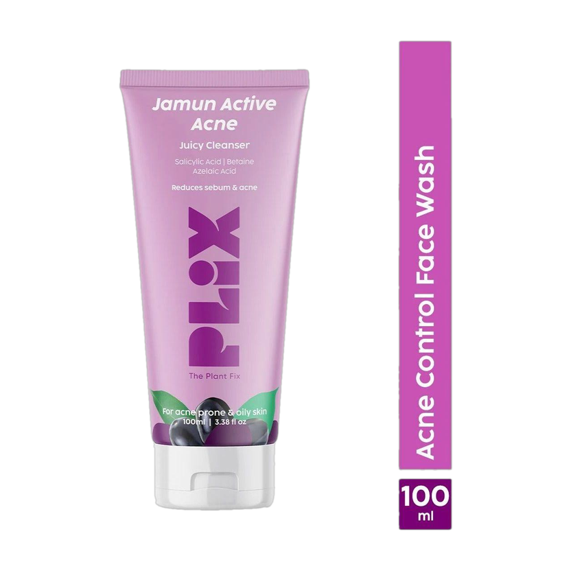 The Plant Fix Plix Salicylic Acid Jamun  Cleanser Gel For Active Acne & Oil Control Face Wash(100 ml)