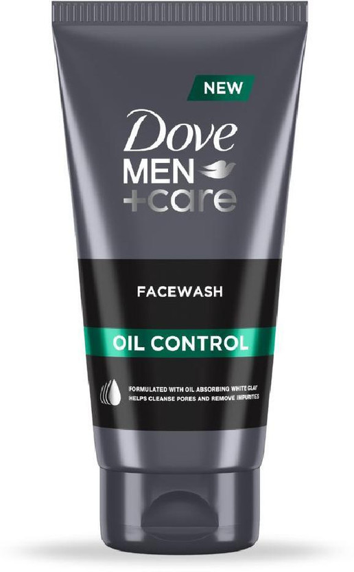 DOVE Men + Care|150ml Oil Control facewash|Kaolin Clay|Soap-free facewash|For Normal to Oily Skin Face Wash(150 ml)