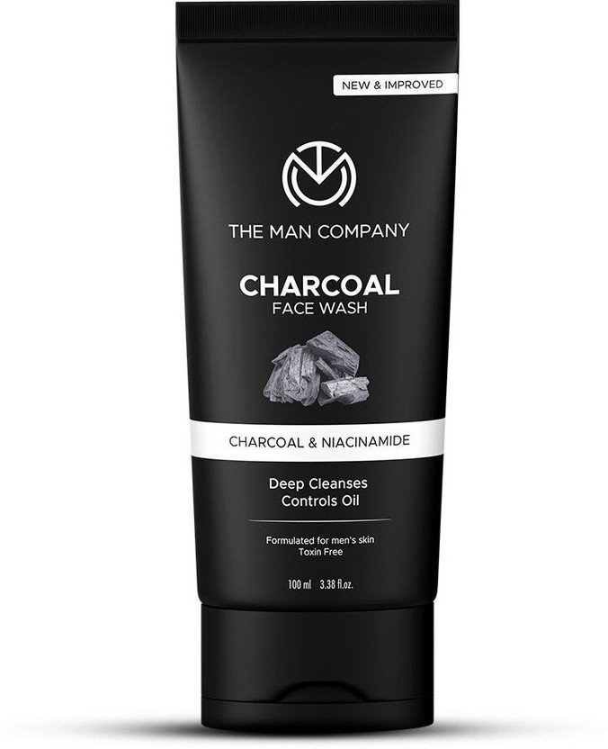 THE MAN COMPANY Charcoal Face wash - Ylang Ylang and Argan Face Wash(100 ml)