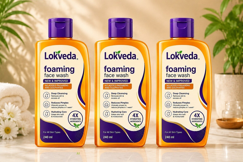 Lokveda Deep Clean Beauty Wash Face Wash(240 ml)