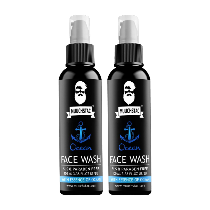 MUUCHSTAC Ocean for Men, Fights Acne & Pimple, Brighten Skin, All Skin Types Face Wash(200 ml)
