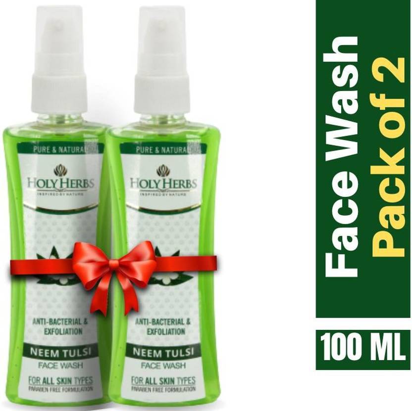 Holyherbs Neem Tulsi For Pimples & Glowing Skin All Skin Type Pack