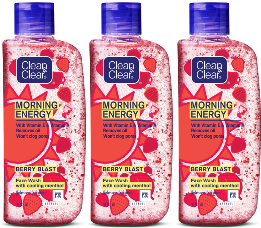 Clean Clean & Clear Berry Blast Morning Energy Face Wash(300 ml) - Flipkart Deal