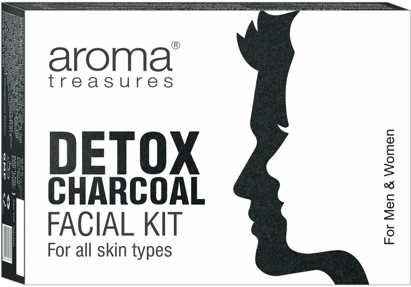 AROMA TREASURES Detox Charcoal Facial Kit(6 x 6.83 g)