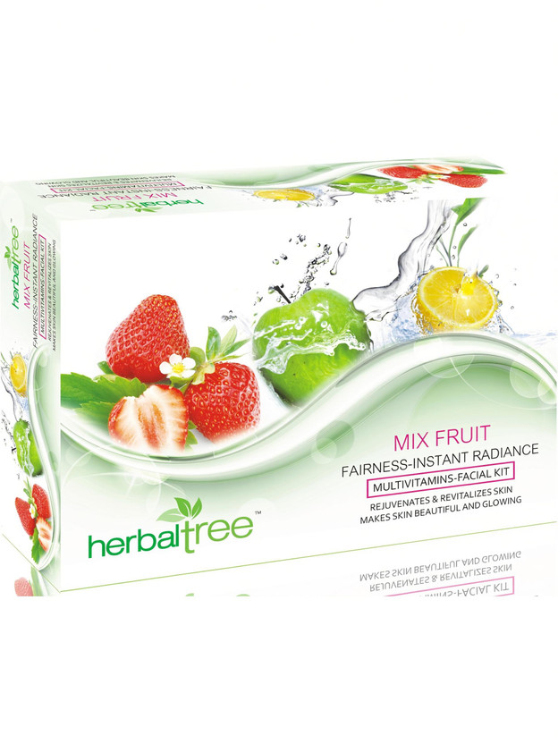 Herbal Tree Mix Fruit Facial Kit for Fairness & Instant Radiance(530 g)