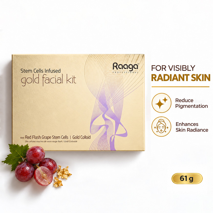 RAAGA RAAGA PROFESSIONAL Facial Kit | Gold, 61 g(61 g) - Flipkart Deal