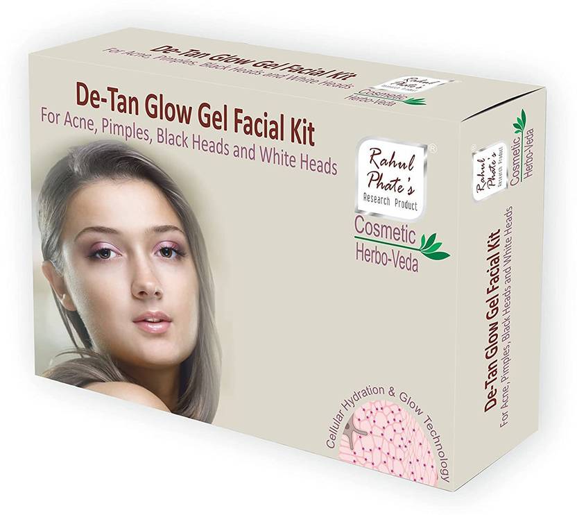 Rahul Phate's Research Product De Tan Glow Facial Kit Big 140g Price