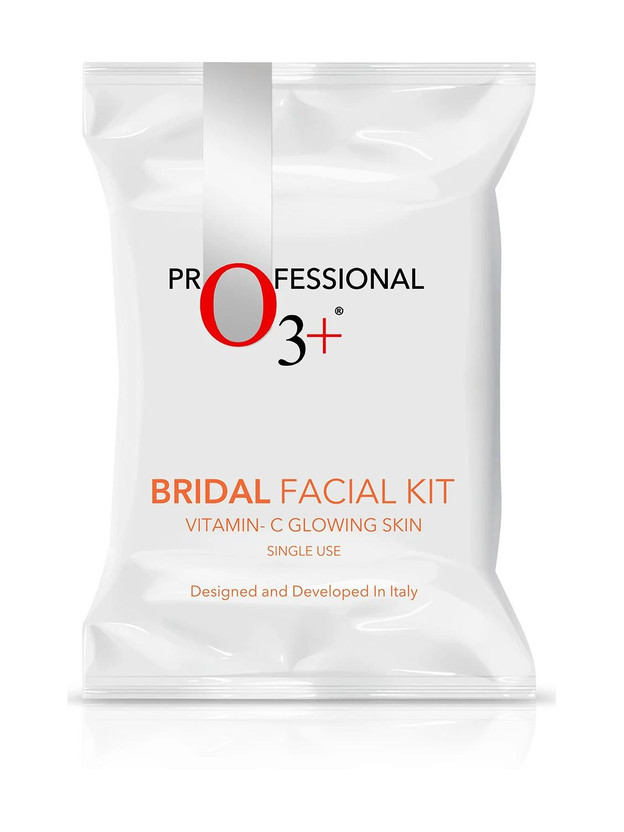 O3+ Bridal Facial Kit Vitamin C Glowing Skin for Bright & Radiant Complexion Powder(10 x 4.4 g)