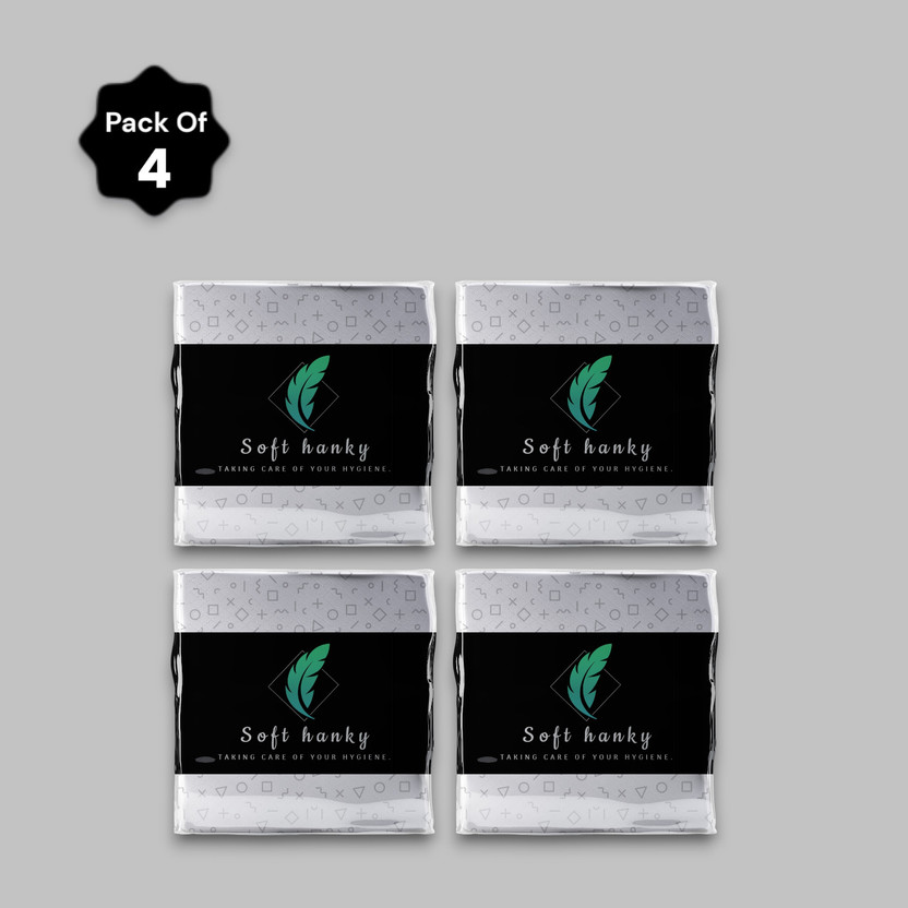 softhanky Premium Quality Tissue Paper Napkin | 100% virgin Pulp(280 Tissues)