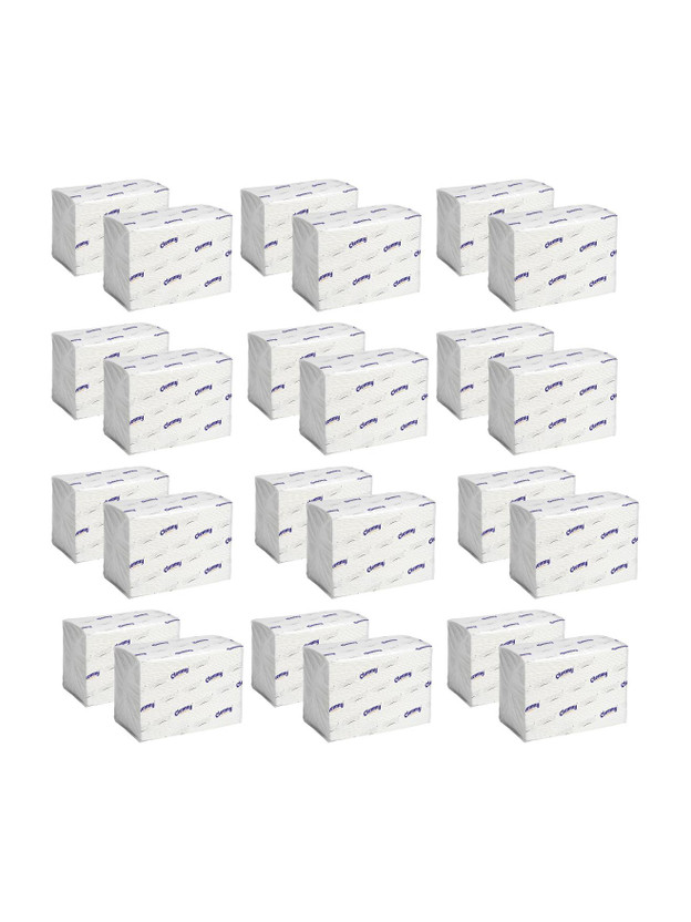Clemmy ultra soft M fold tissue paper for home, office(2400 Tissues)