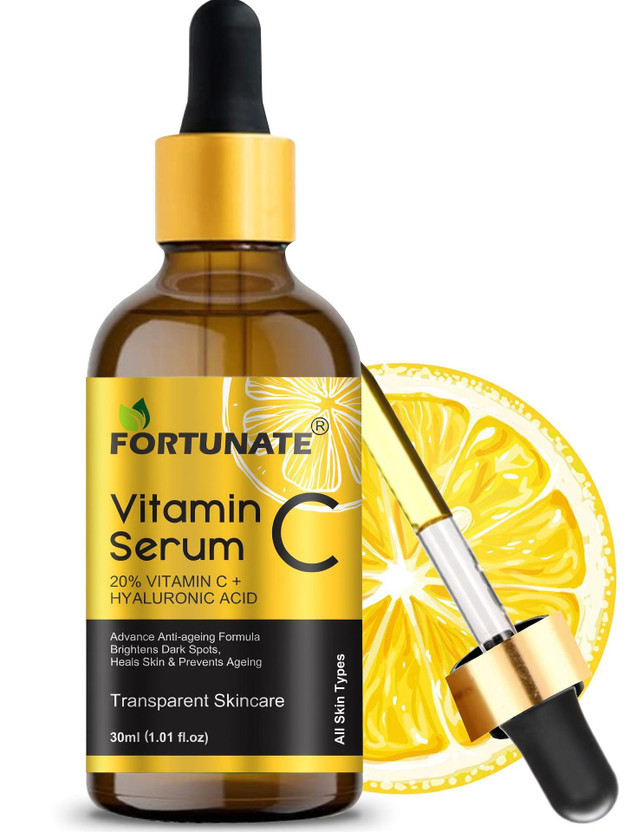 FORTUNATE Vitamin C Face Serum - Skin Brightening, Anti-Aging, Skin Repair Face Serum(30 ml)