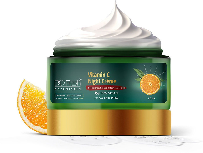 Biofresh Botanicals Vitamin C Night Cream For Women Dermatologically Tested(50 g)