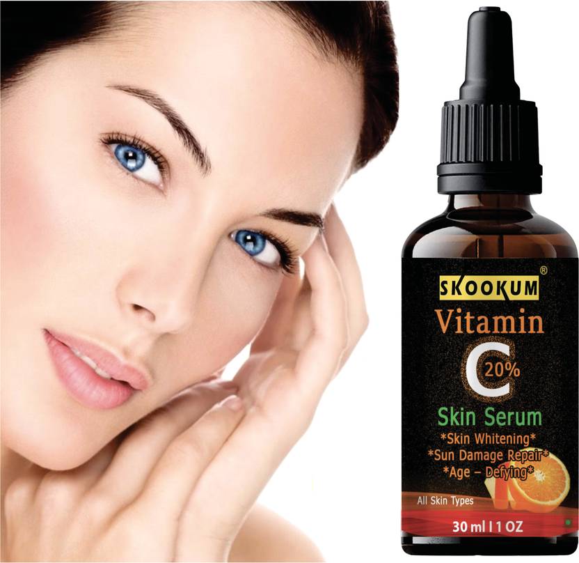 SKOOKUM Improved vitamin C Facial serum For Anti Aging & Smoothening