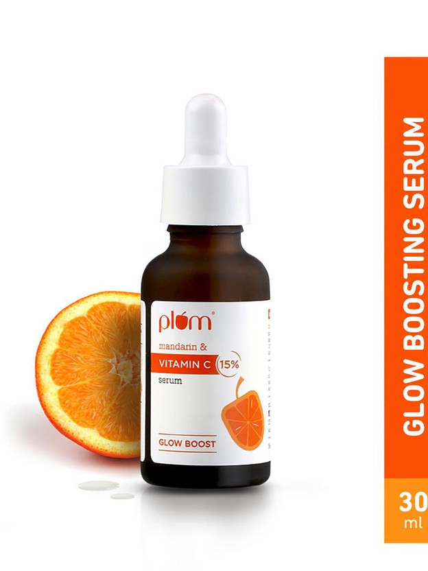 Plum 15% Vitamin C Glow Boost & Dark Spot Fading Serum|Visibly Glowing Skin in 2 weeks|All Skin Types(30 ml)